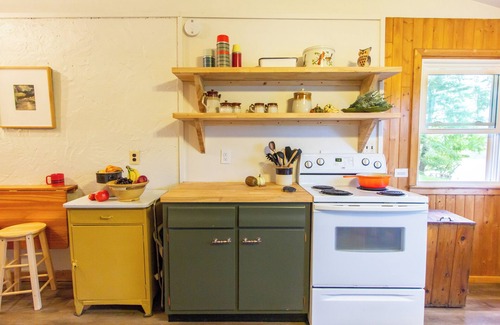 Luray Cabin | Riverfront Cabin, Ideal Location - Family and Pet Friendly w/Hot Tub!