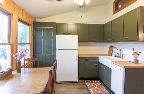 Luray Cabin | Riverfront Cabin, Ideal Location - Family and Pet Friendly w/Hot Tub!