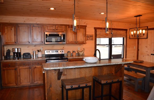Mineral Bluff House | Riverfront cabin located steps from the beautiful Toccoa River w/hot tub