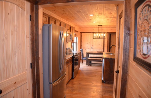 Mineral Bluff House | Riverfront cabin located steps from the beautiful Toccoa River w/hot tub
