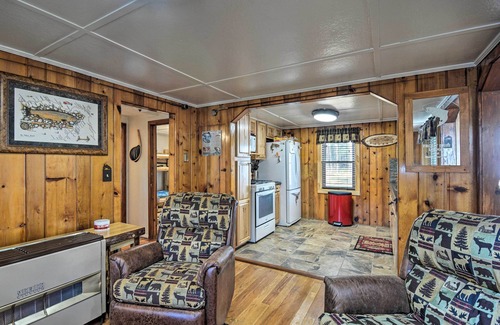 Grayling House | Riverfront Grayling Retreat w/Fire Pit & Dock!