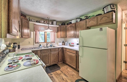Scipio House | Riverside Cabin w/3 Decks in North Vernon!
