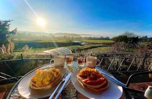 Lampeter Ski Chalet | Riverside Chalet in heart of Lampeter, West Wales