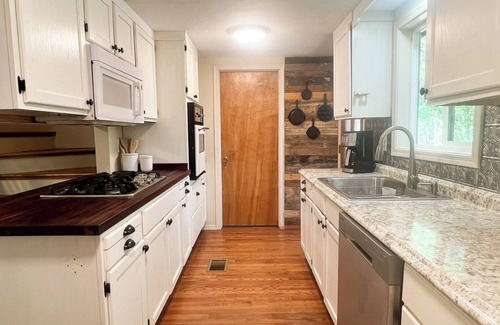 Whispering Pines Cabin | Riverside Hideaway: Peaceful Forest Cabin with Private River & Red Rock Views