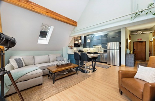 Estes Park Condo | Riverside Loft Retreat in Downtown Estes Park #6181