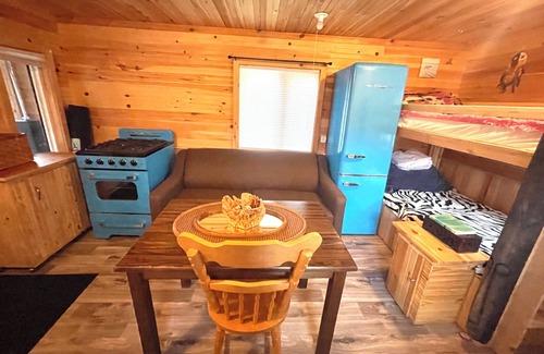 Moncton Cabin | Riverside RnR Offgrid Cabins - Grey Cabin , Shediac NB