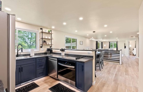 Sheboygan Falls House | Riverwoods Retreat | Game Room, Hot Tub & Sauna