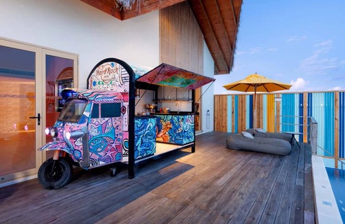 Farukolhufushi Island House | Rock Star Overwater Villa, Hard Rock Hotel, Outdoor Deck, 2 Bedrooms