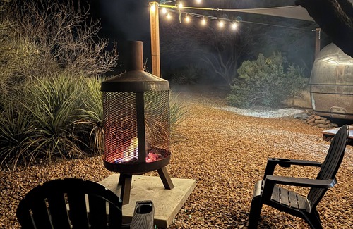 New Tucson House | Rocketship Airstream, a lovingly restore 31-foot 1973 Aistream Sovereign.
