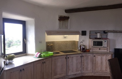 Capo Testa Apartment | Romantic Old Middle Ages Tower at Sardinia Coast