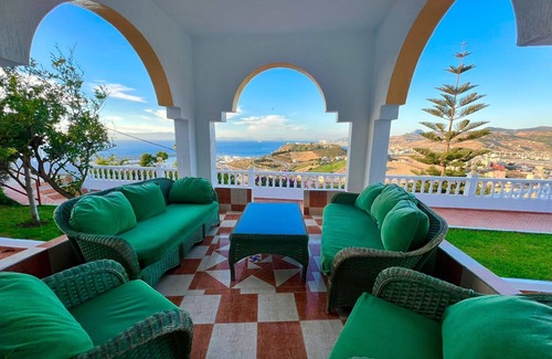 Ksar es Seghir Villa | romantic beach town villa, with swimming pool