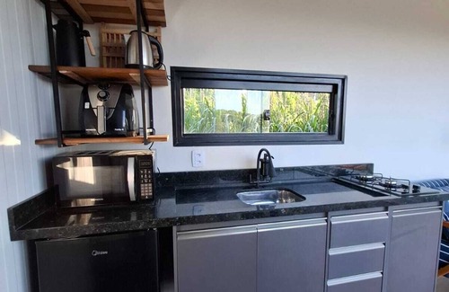 Campo Largo Cabin | Romantic cabin Ninho do Quero-Quero - With hot tub.
