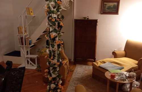 Martignano Apartment | Romantic green-blue abode for couples in love, away from the city chaos