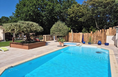 Quissac House | Romarin 4/6 pers. terrace-garden-pool
