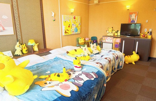 Yoshioka Hotel | Room 403 Pikachu Family Room Luxury BBQ Plan Charb/Kitagunmagun Gunma