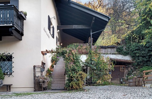 Fie allo Sciliar Apartment | Room 'Alter Fausthof Kitty' with Mountain View, Shared Terrace and Wi-Fi