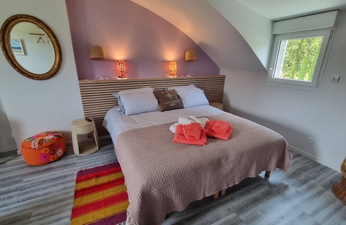 Ploeren Bed & Breakfast | Room 'Hoëdic' with shared terrace, Wi-Fi and air conditioning