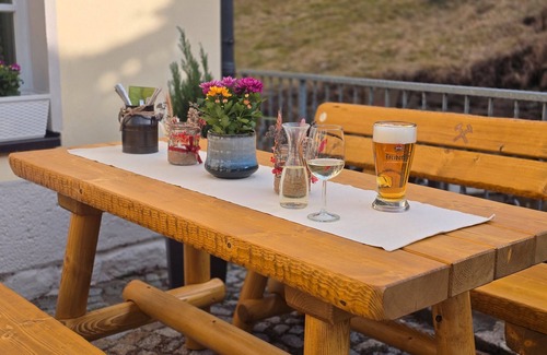 Pobershau Apartment | Room 'Katzenstein' with Mountain View and Wi-Fi
