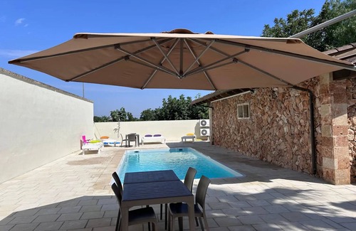 Ruffano Apartment | Room 'La Pietra Village - Primula' with Shared Terrace, Wi-Fi and Air Conditioning