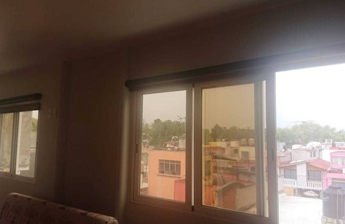 Coyoacan Apartment | Room with a bed, sofa bed, kitchenette and bathroom.