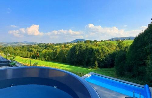 gmina Korzenna Villa | Rosochata313 Domek w górach z Jacuzzi i Basenem Panieński