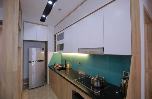 Tu Liem Apartment | Rosy 5★ Vinhomes Green Bay ♥Luxury♥ 2 Bed Room Apt