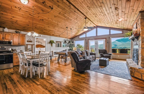 Wears Valley Cabin | Roundtop Mtn Ridge: Free Attraction Tickets, Jetted Bathtub, Pool Table & Mountain Views