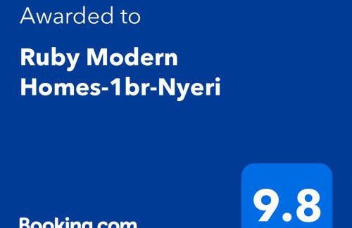 Nyeri Apartment | Ruby Modern Homes-1br-Nyeri, King'ong'o-Marriott