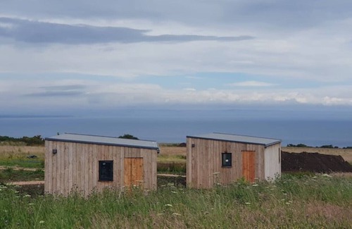 St. Andrews Cabin | Rustic cabin 1, sea views from rewilded farm