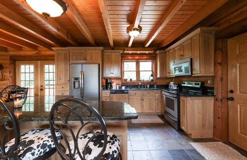 Celina Cabin | Rustic Cabin Near Bike Path — Seasonal Heated Pool, Movie Theater & Fireplace
