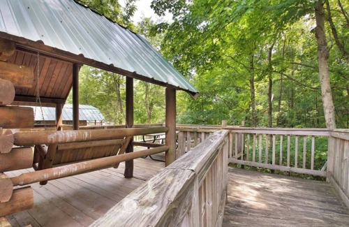 Bloomington Cabin | Rustic Cabin with Pool Access