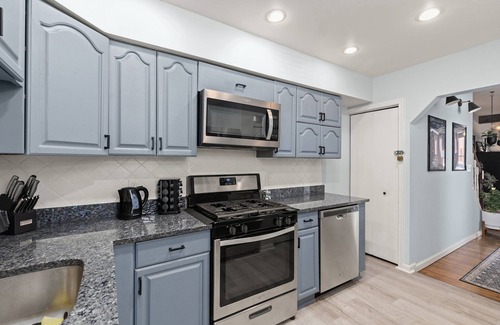 Canton House | Rustic Canton Townhouse: 2 Bed, 2 Bath with Stunning Rooftop Deck