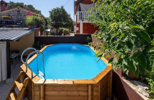Nova Vas Villa | Rustic Casa Dvi Mendule with swimming pool