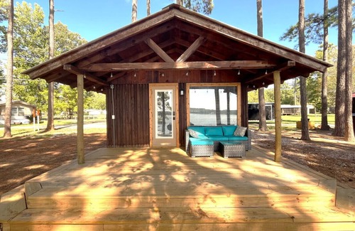 Hemphill Cabin | Rustic Cedar Waterfront Cabin 8 on Toledo Bend