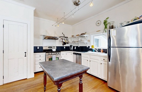 Barnard House | Rustic dog-friendly home near Woodstock & skiing with views of Barnard Brook
