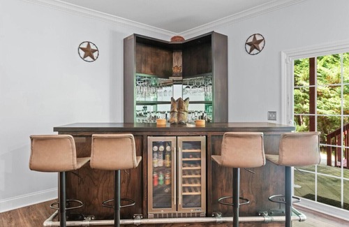 Pinehurst House | Rustic Escape w/Game Room & Modern Amenities
