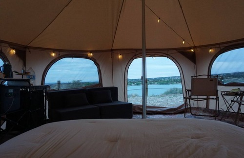Farmington Resort | Rustic glamping hideaway—Animas River views, quiet woods, close to it all.