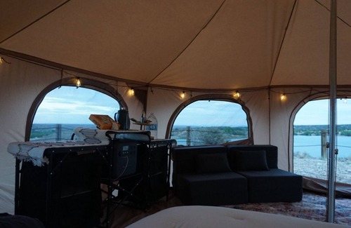 Farmington Resort | Rustic glamping hideaway—Animas River views, quiet woods, close to it all.