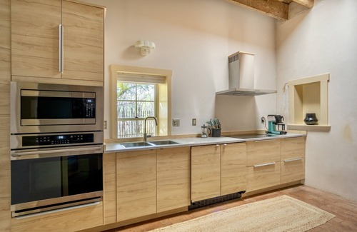 Barrio Historico Condo | Rustic Modern Adobe in Downtown Barrio - King Bed