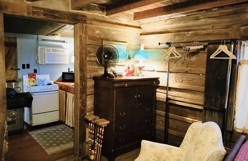 Washington Cabin | Rustic romantic log cabin near crater of diamonds
