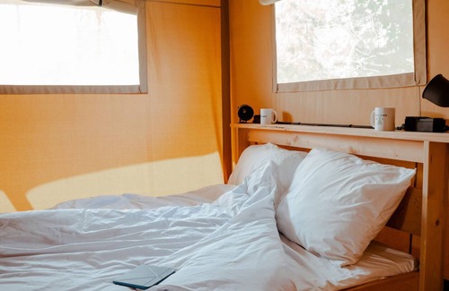Lichtaart Resort | Safari Tenten met Sanitair 4 personen