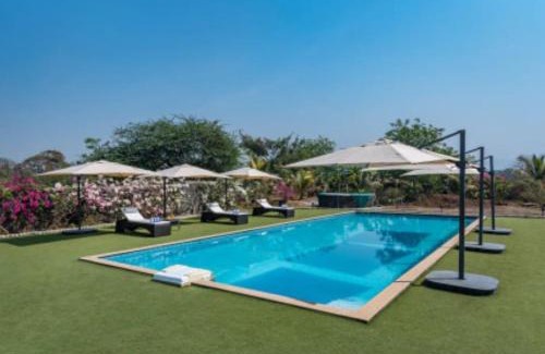 Alibaug Villa | SaffronStays Brunton House, Alibaug - luxury pool villa near Awas Beach