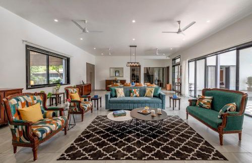 Alibaug Villa | SaffronStays Mayfair Gardens 4 bedroom petfriendly pool villa