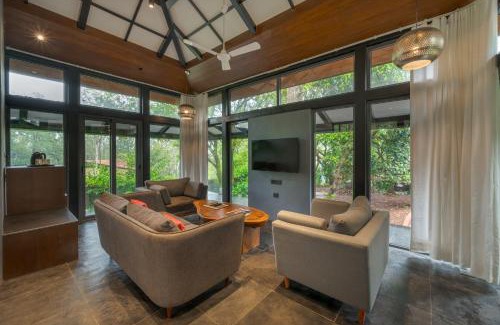 Wai Villa | SaffronStays The Glasshouse, Panchgani - beautiful glass villa for couples