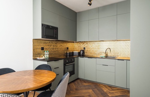 Bialoleka Apartment | Sage Green Luxury Apartment