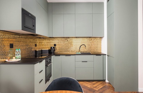 Bialoleka Apartment | Sage Green Luxury Apartment