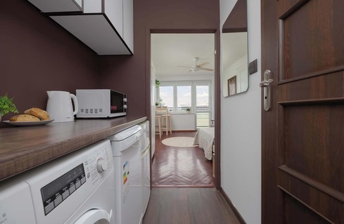 Powisle Apartment | Salezego Pleasant Studio with Balcony near PGE Narodowy Warsaw by Noclegi Renter