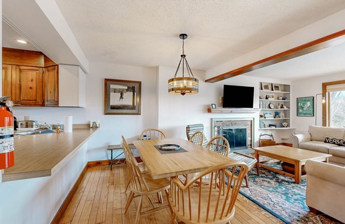 Quechee House | Saltbox townhome with views & fireplace - near Quechee Club, golf, & skiing