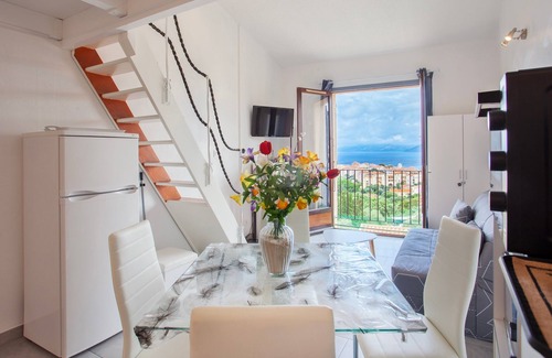 L'Ile-Rousse Apartment | San Lucianu - Appt vue mer et montagne