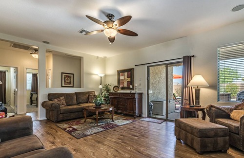 Pecan Creek House | San Tan Valley Backyard Paradise with Heated Pool, Putting Green, and Fire Pit